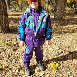 Retro 90s KILLY 2 Piece Ski suit. Extremely Rare Design Excellent Condition